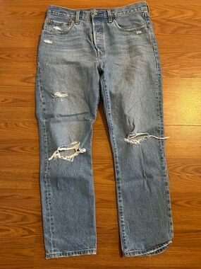Levi’s Distressed 501’s Jeans